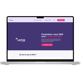 Interface de gestion de la Déclaration Sociale Nominative depuis l'espace entreprise