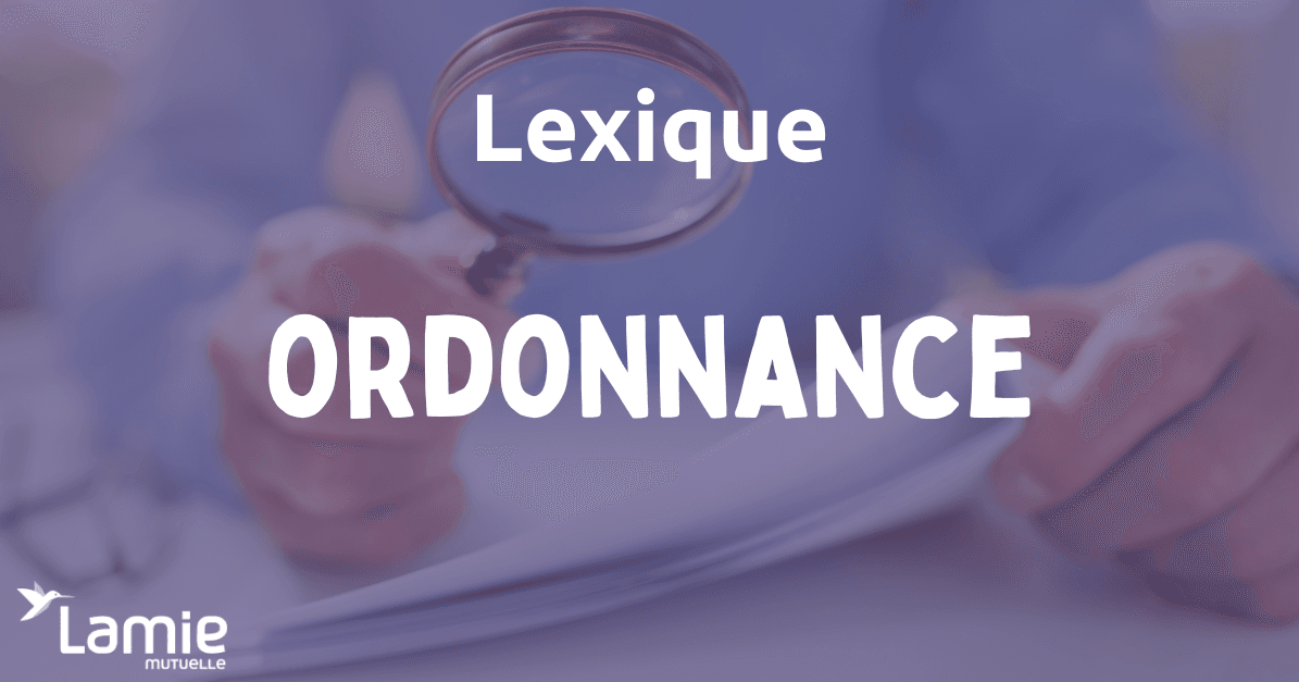 définition ordonnance